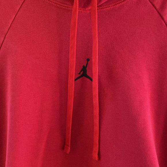 Jordan Sports Crossover Red Men’s Hoodie - Picture 2 of 6